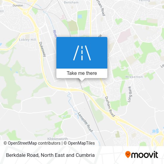 Berkdale Road map