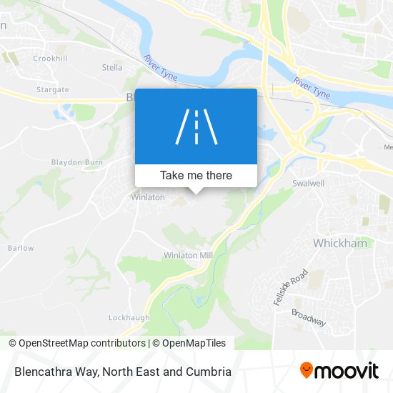 Blencathra Way map