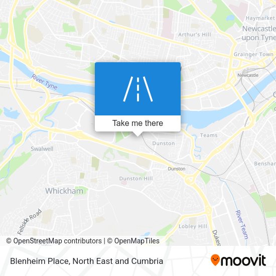 Blenheim Place map