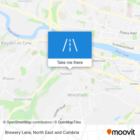 Brewery Lane map