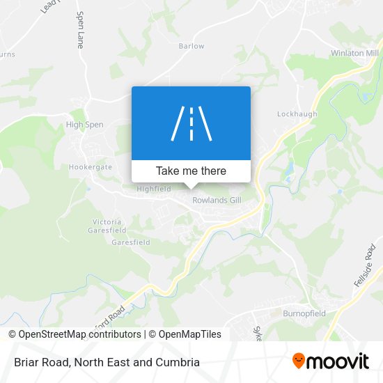 Briar Road map