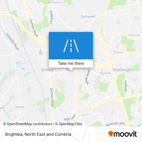 Brightlea map