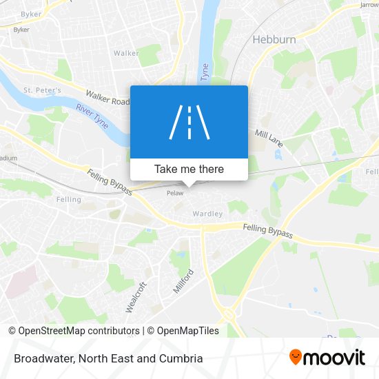 Broadwater map