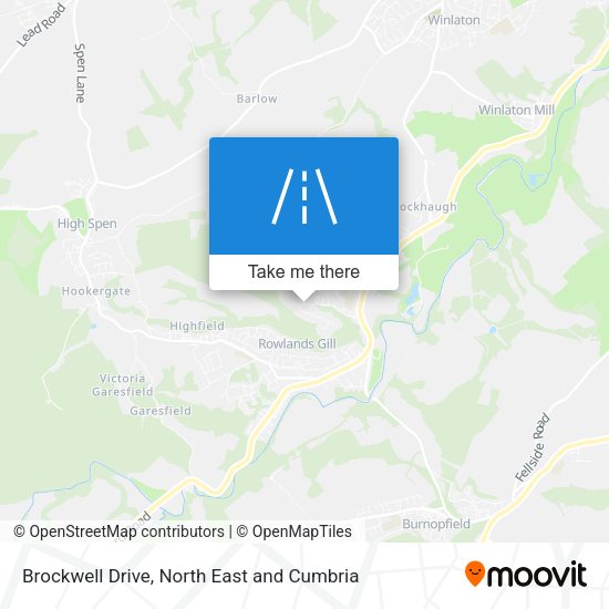 Brockwell Drive map