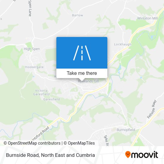 Burnside Road map