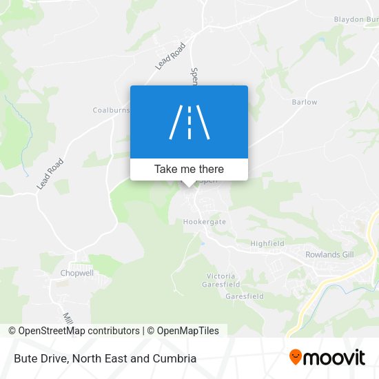 Bute Drive map
