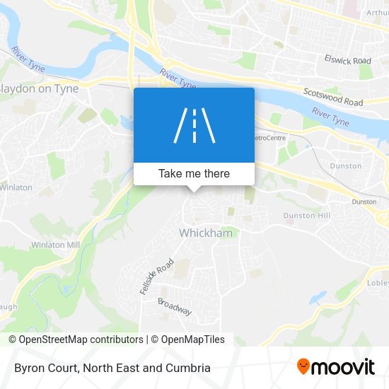 Byron Court map