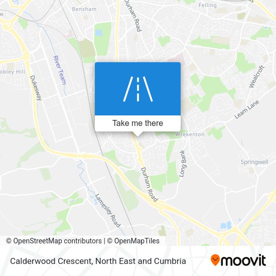 Calderwood Crescent map