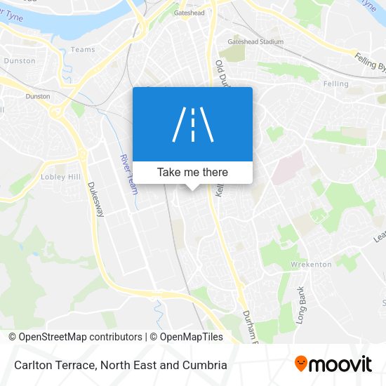 Carlton Terrace map