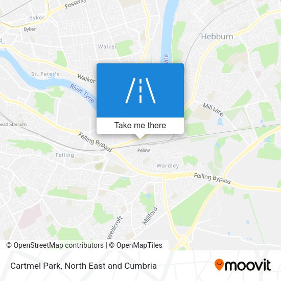 Cartmel Park map