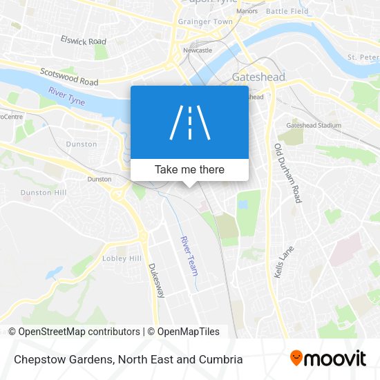 Chepstow Gardens map