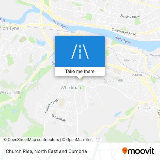 Church Rise map