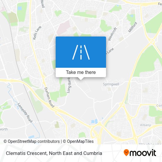 Clematis Crescent map