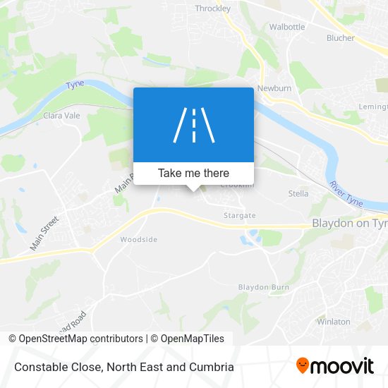 Constable Close map