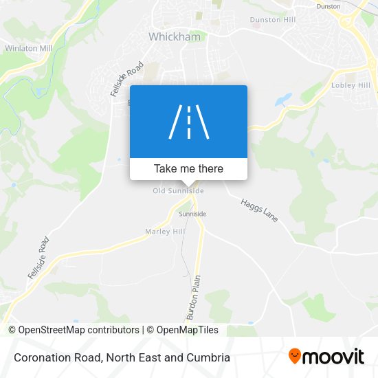 Coronation Road map