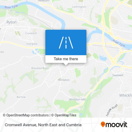 Cromwell Avenue map