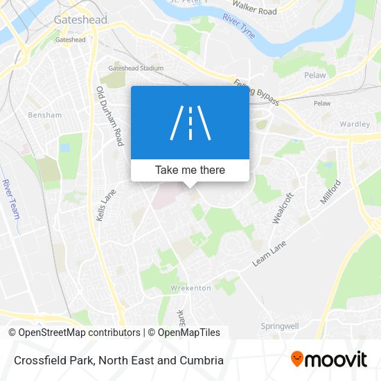 Crossfield Park map