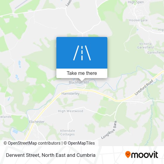 Derwent Street map