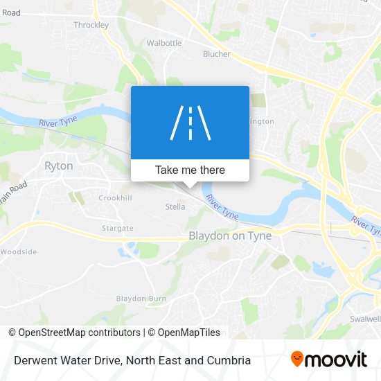 Derwent Water Drive map