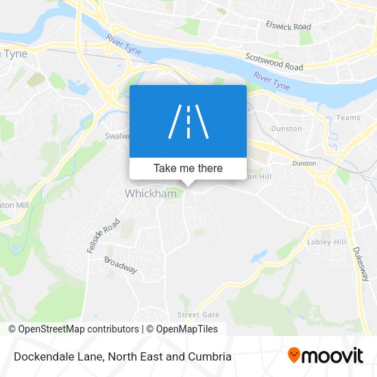 Dockendale Lane map