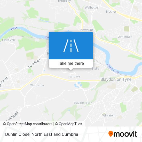 Dunlin Close map
