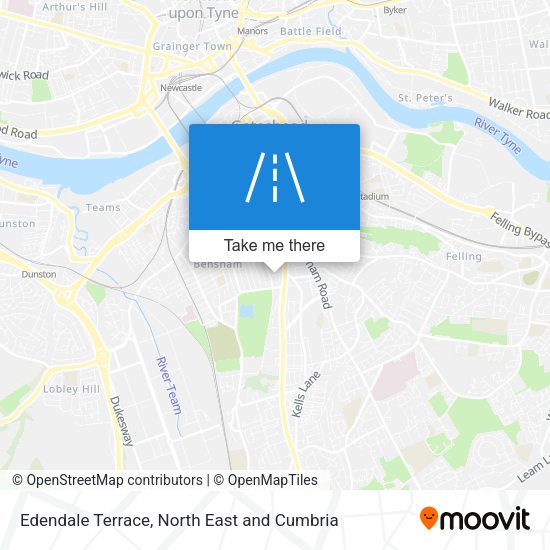 Edendale Terrace map