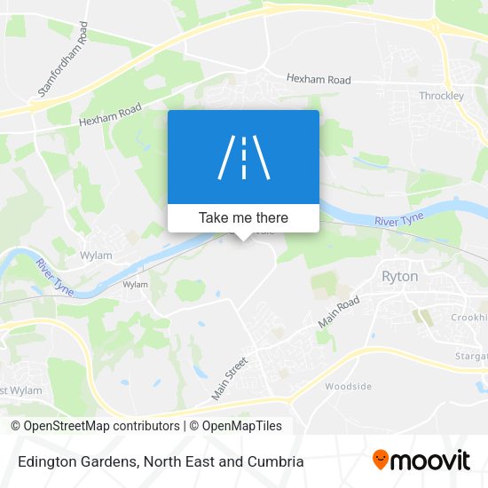 Edington Gardens map