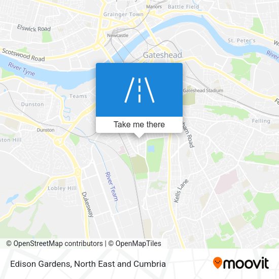 Edison Gardens map