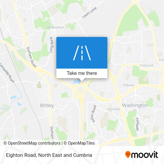 Eighton Road map