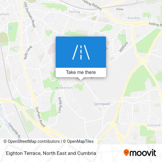 Eighton Terrace map