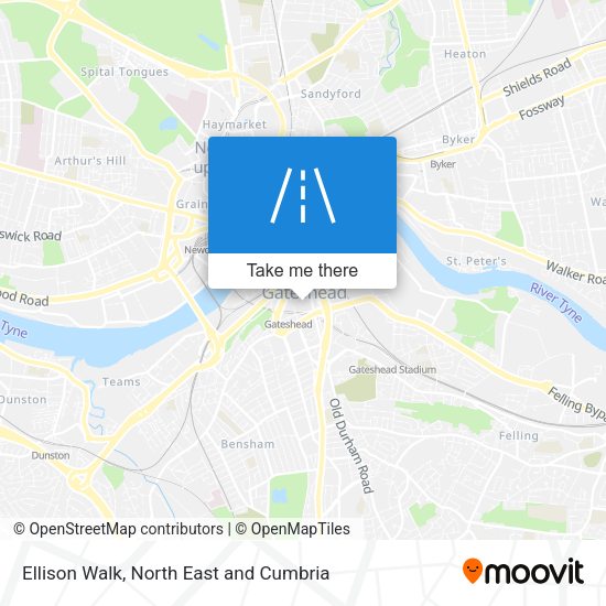 Ellison Walk map