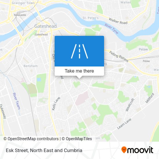 Esk Street map