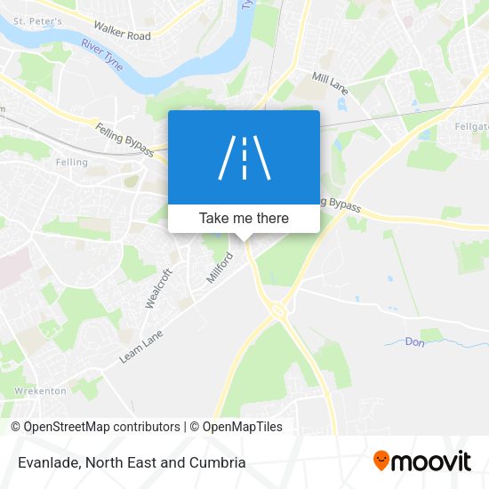 Evanlade map