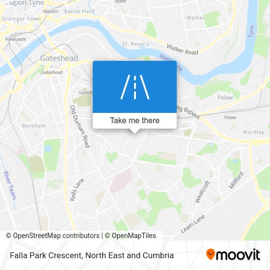 Falla Park Crescent map