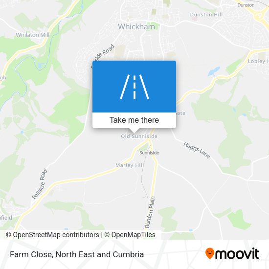 Farm Close map