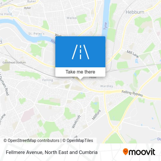 Fellmere Avenue map