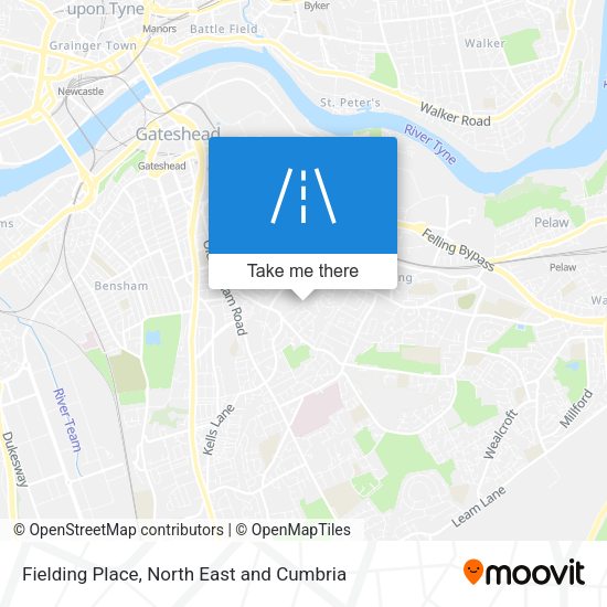 Fielding Place map