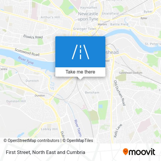 First Street map