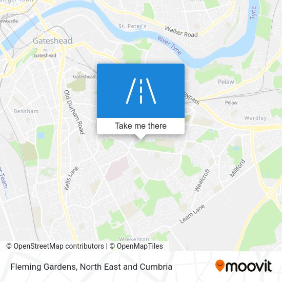 Fleming Gardens map