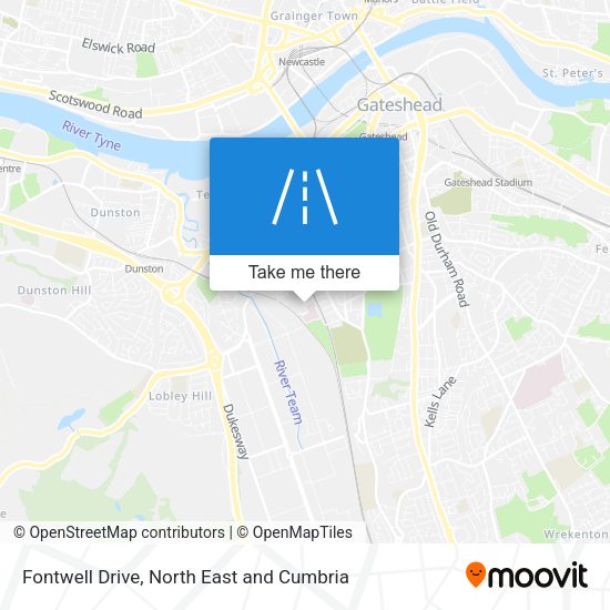 Fontwell Drive map