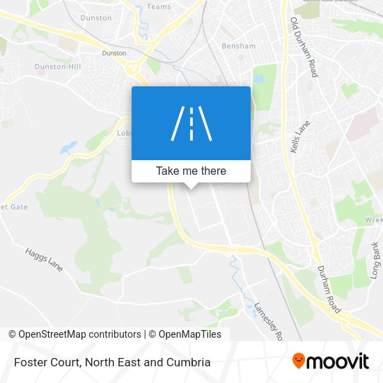 Foster Court map
