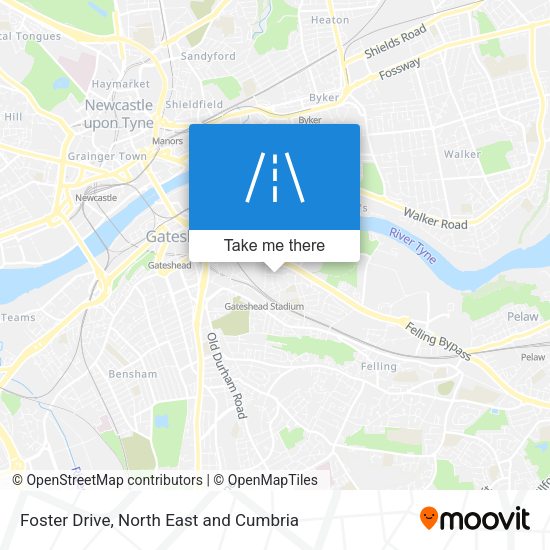 Foster Drive map