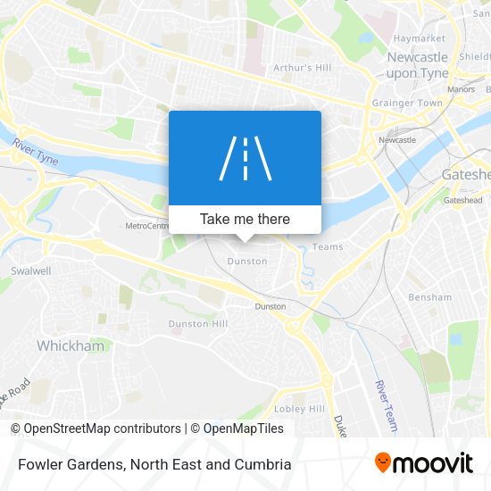 Fowler Gardens map