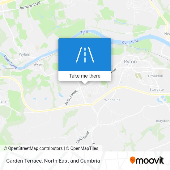 Garden Terrace map