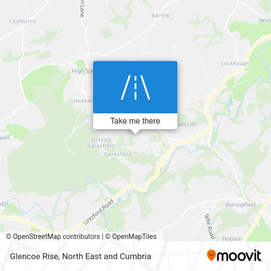 Glencoe Rise map