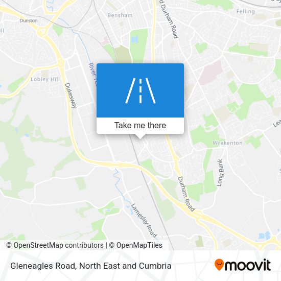 Gleneagles Road map