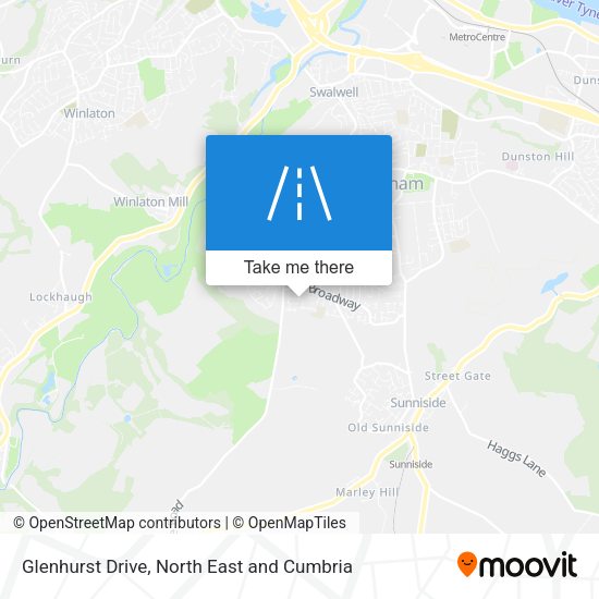 Glenhurst Drive map