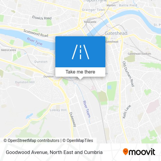 Goodwood Avenue map