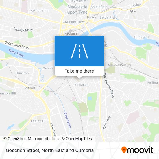 Goschen Street map