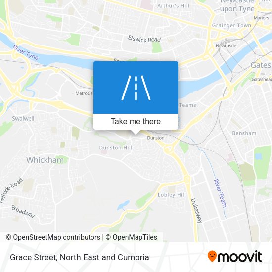 Grace Street map